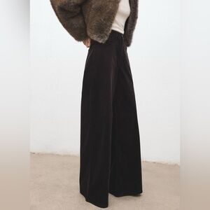 NWT MANGO Wide Leg Corduroy Jeans Sz 2